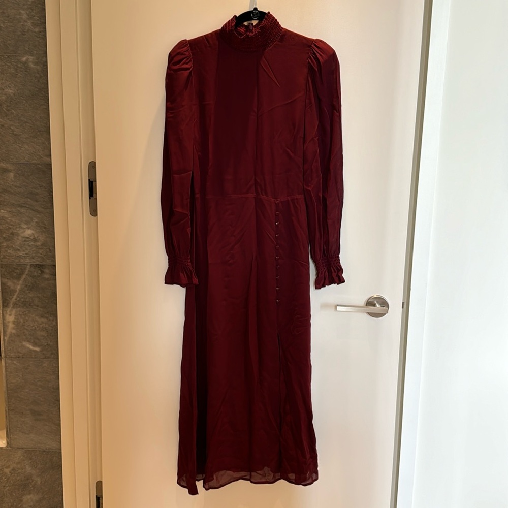 Dark Red Maxi Dress